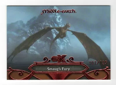 2022 Cryptozoic CZX Middle Earth Red #14 Smaug’s Fury Serial #107/125 • $19.99