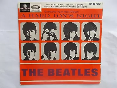 Ex Uk Parlophone Ep - The Beatles -  A Hard Day's Night   (extracts From Album) • £7.99