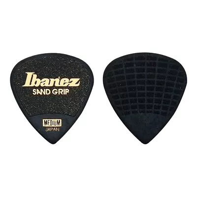 Ibanez PA16MSG-BK Sand GripTeardrop Guitar Pick Medium Brand New 12sets • $28.99