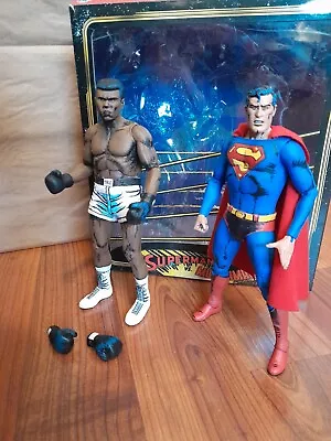 Superman Vs. Muhammad Ali DC Comics 7  Inch Action Figure 2-pack By NECA • $30