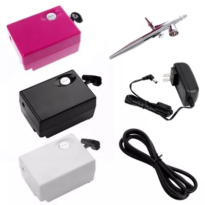 0.4mm 2CC Craft Compressor Airbrush Mini Cake Nail Art Paint Spray Gun • $84.70