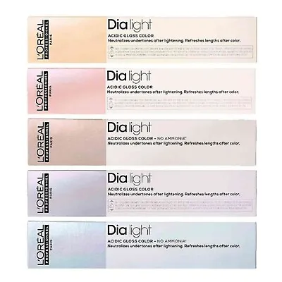Loreal DiaLIGHT Acidic Demi-Permanent Hair Color (New Pearl Boxes ~ 1.7 Oz.! • $12
