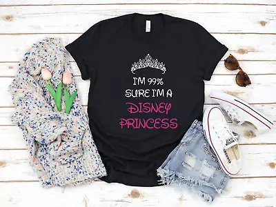 £9.50 • Buy Disney Princess I'm Sure 3/4 Short Sleeve Woman T Shirt T2284