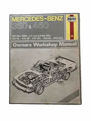 Mercedes-Benz 350 450 SL SE 1971-1980 Shop Service Repair Manual Wiring Diagrams • $49.99