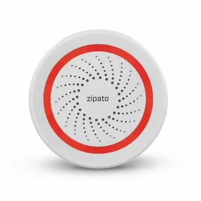 Zipato Z-Wave Multisound Indoor Siren White Smart Home Technology • £15.11