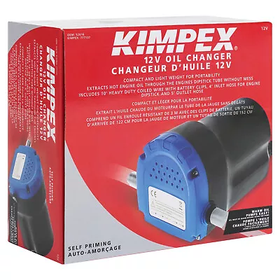KIMPEX OIL EXTRACTOR PUMP  OIL PUMP 12V MARINE AUTO Or MOTORCYCLE Or ATV • $62.99
