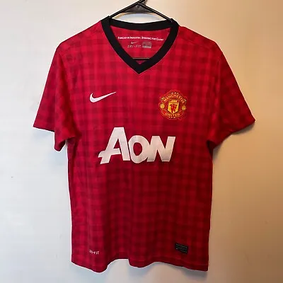 Nike Manchester United 2012/13 Home Kit Soccer Jersey Men’s Size Small • $45.95