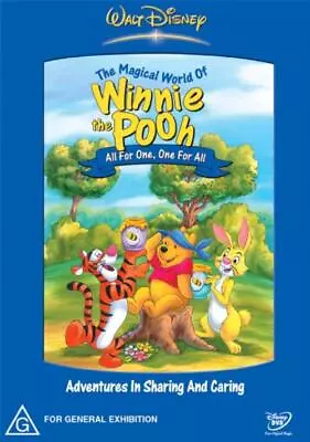 The Magical World Of Winnie The Pooh - All For One One For All (DVD 2003) • £14.25