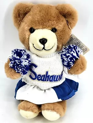 VIntage 1983 Trudy Seattle Seahawks Cheerleader Bear Plush 12  Stuffed Toy • $9.97