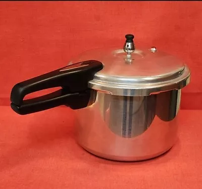 Mirro 8 Qt. Model No. 92180 Polished Aluminum 10-PSI Pressure Cooker/Manual.  • $39.99