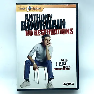 $40 • Buy Anthony BOURDAIN No Reservations 4-DVD OOP 2007 Travel Channel Food Cooking Rare