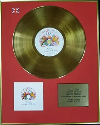 Queen -  A Night At The Opera- 24 Carat Gold Disc • £249.99