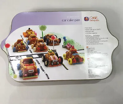 Nordic Ware Car Cake Cakelet Baking Pan/Tin 8 Individual Classic Cars - New -  • £30