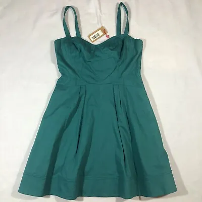 $79.95 • Buy NEW Z Spoke Zac Posen Womens 6 Teal Fit & Flare Dress NWT
