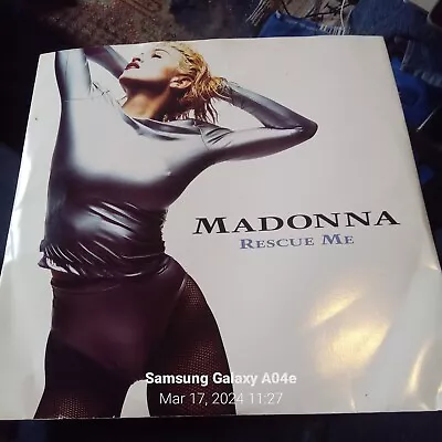 12” Single Vinyl Record UK: Madonna - Rescue Me 3 Shep PETTIBONE Remixes VG++ • £6.90
