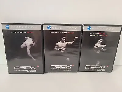 Beachbody P90x+ 3 DVD's Total Body Plus Kenpo Cardio Plus Upper/Abs/Core Plus • $6.99