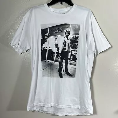 The Cool White Graphic “Oakland Police Department Jail” Men’s T-shirt Size XL • $11