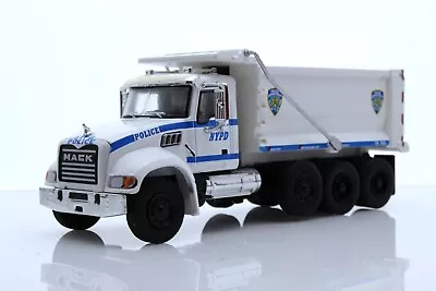 2019 Mack Granite NYPD New York City Police Dump Truck 1:64 Scale Diecast Model • $21.95