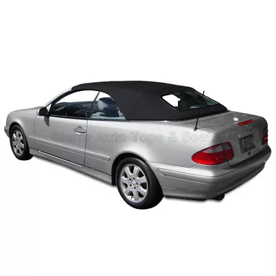 Fits: 1990-2003 Mercedes CLK Convertible Top Black Haartz Stayfast No Window • $575.10