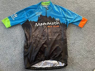 Mammoth Logo Mountain Bike Team Jersey Size Men Medium Women Large Full Zip Exc • $25