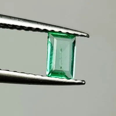 0.23 CT - Natural Zambian Emerald Octagon Shape Nice Luster Green Gem - 4380 • $0.99