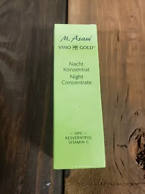 M.Asam Vino Gold Night Concentrate Serum Resveratrol Vitamin C NIB  • $19.99