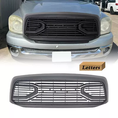 Front Bumper Grille Grill W/Letters For 2006-2009 2500 3500 Dodge RAM 06-08 1500 • $199.90
