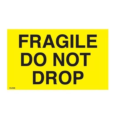 3  X 5  Fragile Do Not Drop Labels (500 Per Roll) • $36.66