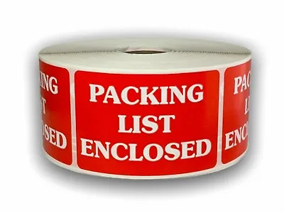 Packing List Enclosed Shipping Stickers | 2 X3  | 100 Labels | Made In USA • $5.49