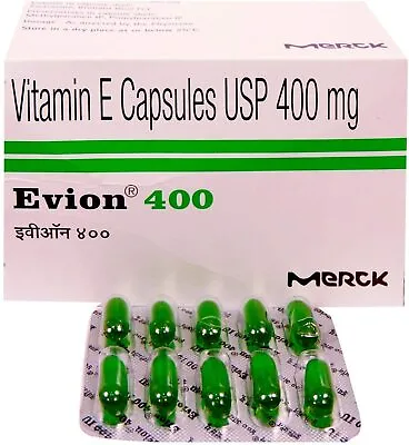 £22.90 • Buy Vitamin E Evion Capsules For Glowing Face Strong Hair Nails Glow Acne Wrinkles