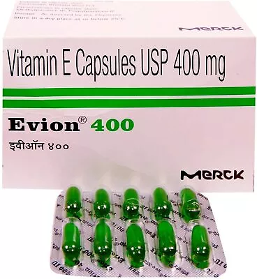 £22.90 • Buy Vitamin E Evion Capsules For Glowing Face Strong Hair Nails Glow Acne Wrinkles