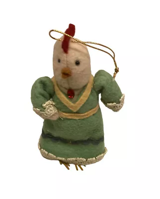 Heart Felts Midwest Of Cannon Falls Momma Chicken Dressed Christmas Ornament • $15.89