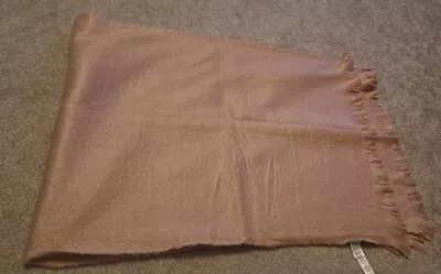 Marks And Spencers Double Pink Material Throw  • £2.50