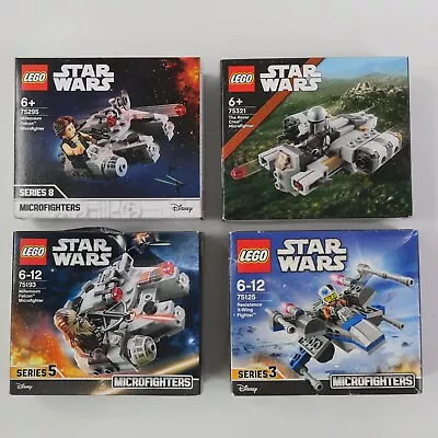 Lego Star Wars 4 Microfighters : 75125  75193  75295 & 75321 (new & Sealed) • $155