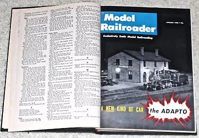 1958 Kalmbach Bound Volume #25 Model Railroader Magazine • $14.95