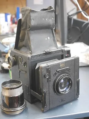 Dallmeyer Press Camera 6  F3.5 Lens & Another Lens • £100