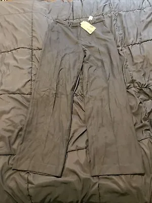 $18 • Buy ZARA Women Pants Navy Pinstripe Size Medium NWT