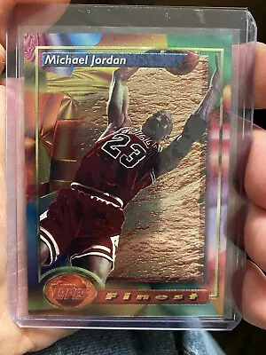 Michael Jordan Chicago Bulls 1993-94 Topps Finest #1 Mint • $70