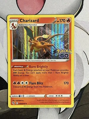 $4.20 • Buy Pokémon TCG Charizard Pokemon GO 010/078 Holo Holo Rare