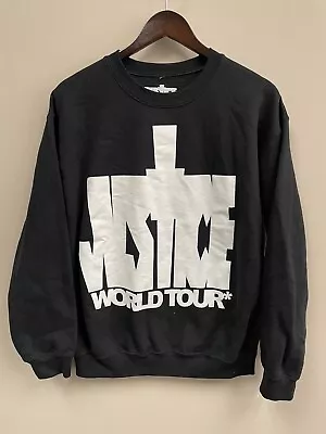 Justin Bieber Justice World Tour 2022 Crew Neck Sweatshirt Sweater - Medium • $20