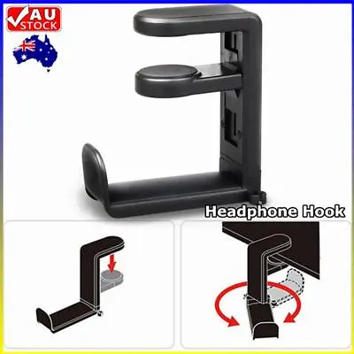 $15.59 • Buy 360° PC Gaming Headphone Headset Earphone Stand Hook Hanger Holder Desk Under AU