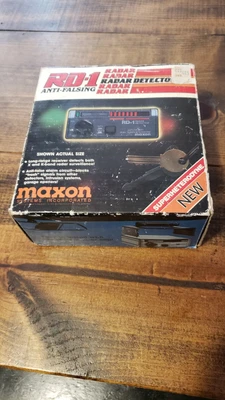 $54.99 • Buy Vintage Maxon RD-1 Anti Falsing Radar Detector *NEW