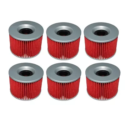 $21.99 • Buy 6X Oil Filters For HONDA CB750F YAMAHA XJR1300 XJR1200 KAWASAKI EX250R NINJA 250