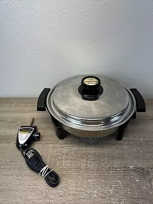Electric Skillet Cookware Kitchen Craft By West Bend Liquid Core Stainless Steel • $70