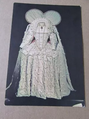 BBC Costume Exhibition Postcard TV Series Queen Elizabeth R  Waller Designer • £2.50