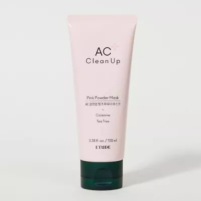 ETUDE AC Clean Up Pink Powder Mask 100ml Moisturizing Mud Cream Mask KOREA MADE • $25.99
