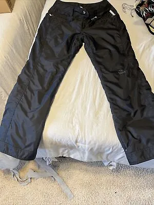 MARKER Winter Ski Pants Womens 10 Black Insulated Snow Thermal Ladies • $22.99