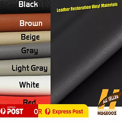 Artificial Leather Vinyl Restoration Materials Marine Upholstery Craft Fabric • $14.86