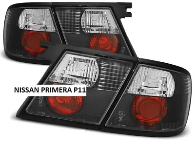 Black Tail Lights For Nissan Primera P11 10/1996 - 09/1999 Model Nice Gift • $188.95