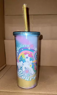 My Little Pony RETRO STRAW CUP TUMBLER NEW • $21.95